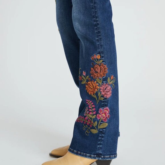 NEW DRIFTWOOD JEANS Kelly X Oshibana Jeans in  denim for women 1225 8t4 - Picture 3 of 5